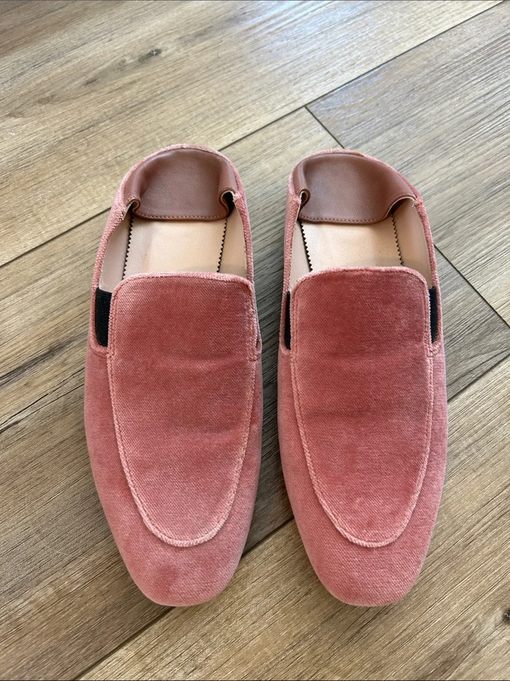 J. Crew womens pink Suede Slip-On Loafers in Dusty Rose 8.5